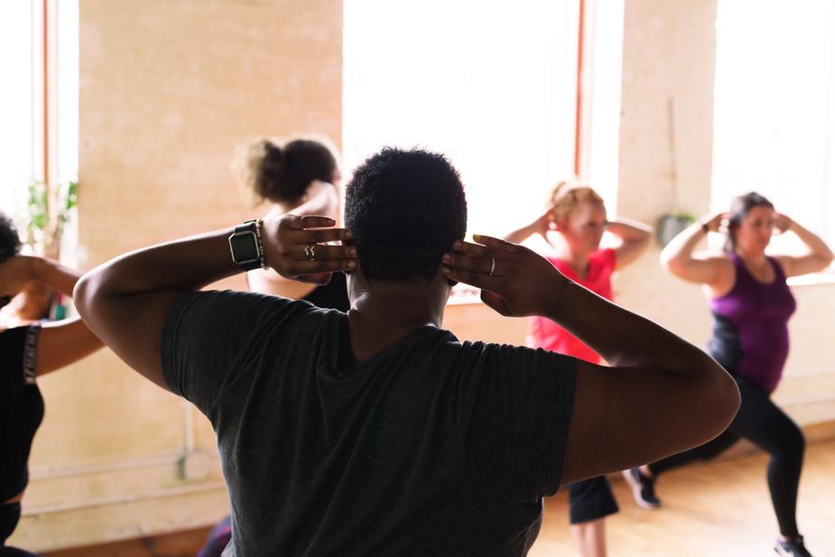 Photo de femmes dans un atelier activités physiques