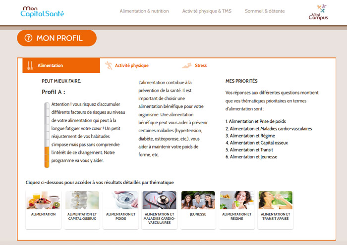mon-profil-mon-capital-sante Extrait du Profil Alimentation de Mon Capital Santé
